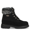 Lugz | Convoy Classic 6-inch Chukka Boots for Women | Faux Fur Lace Up Womens Fall Boots | Everyday Women Footwear, Black, 6.5 M US