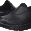 Skechers for Work Women's Sure Track Slip Resistant Shoe, Black, 9.5 M US