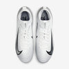Nike Vapor Pro 1 Football Cleats (FB3298-100, White/Black/Summit White/Metallic Silver) Size 5.5