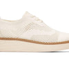 Cole Haan Womens Original Grand Platform Stitchlite Oxford Optic White/Silver Knit 7.5 B - Medium