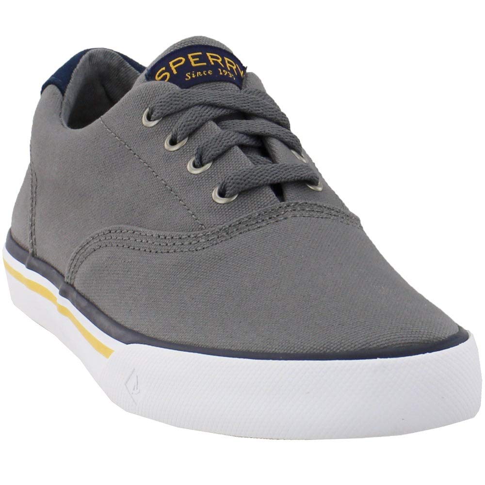 Sperry Top-Sider Boys' Striper II Sneaker, Grey, 13.5 Medium US Little Kid