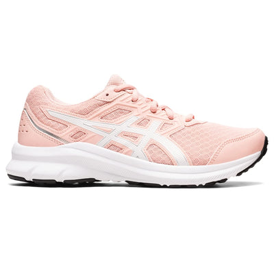 ASICS Kid's JOLT 3 Grade School Running Shoes, 3.5, Frosted Rose/White