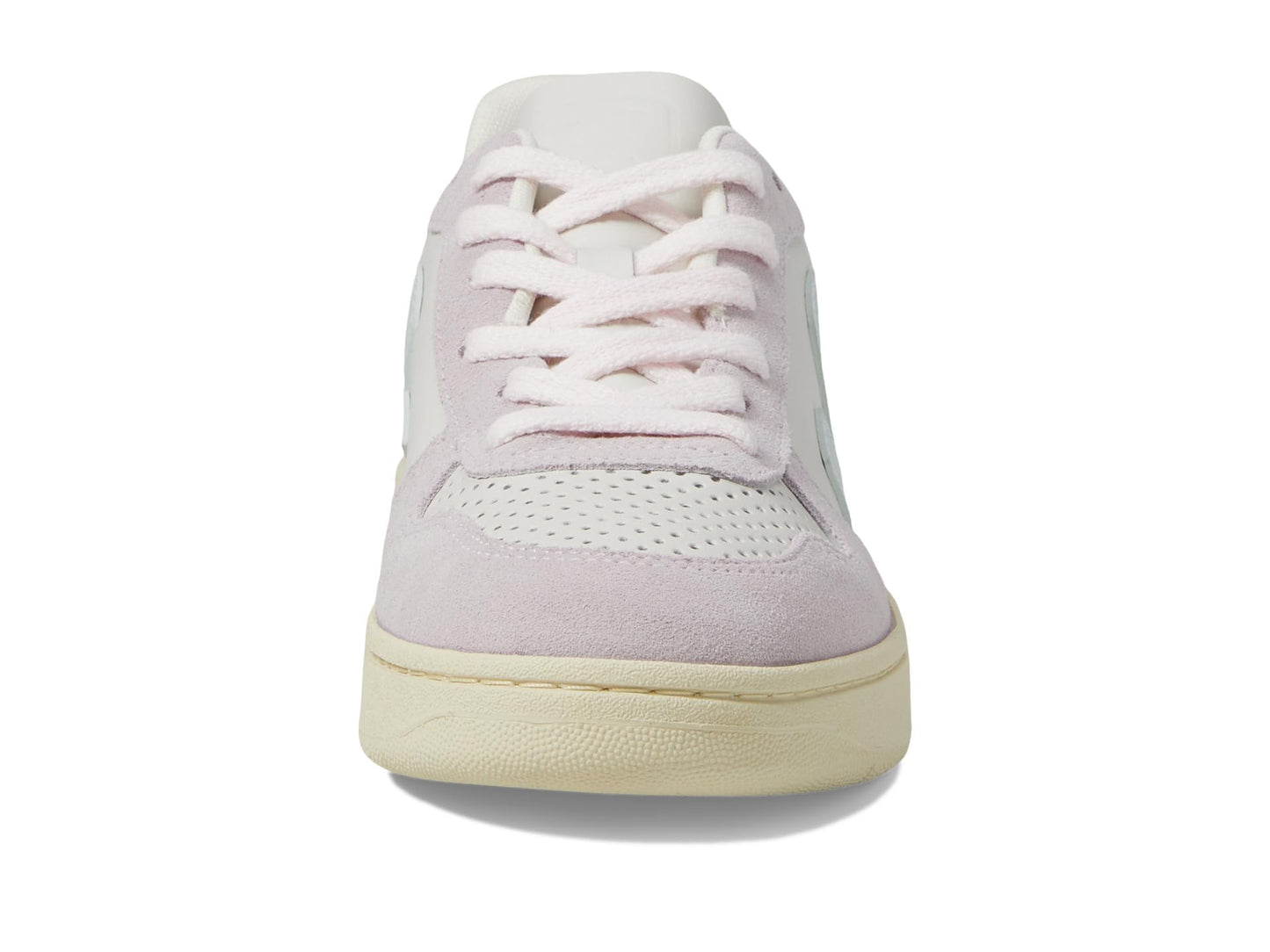 VEJA Women's V-10 Sneaker, Gravel/Menthol/Parme, 11