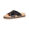 Madewell Dayna Crisscross Sandal in Leather True Black 5.5 M