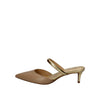 Michael Kors Jessa Flex Mule Kitten Camel 8.5 M