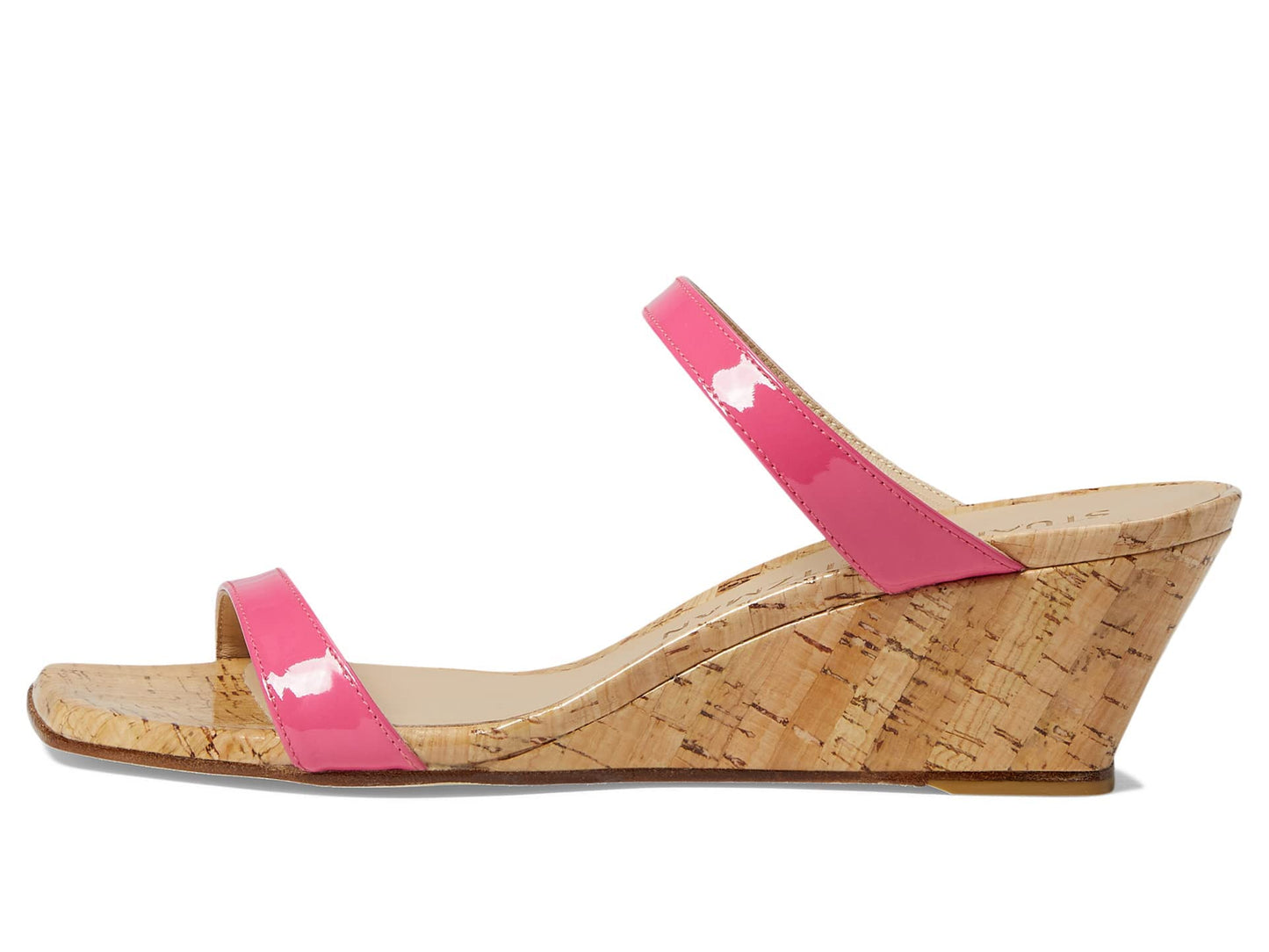 Stuart Weitzman Aleena 50 Wedge Hot Pink 8 M