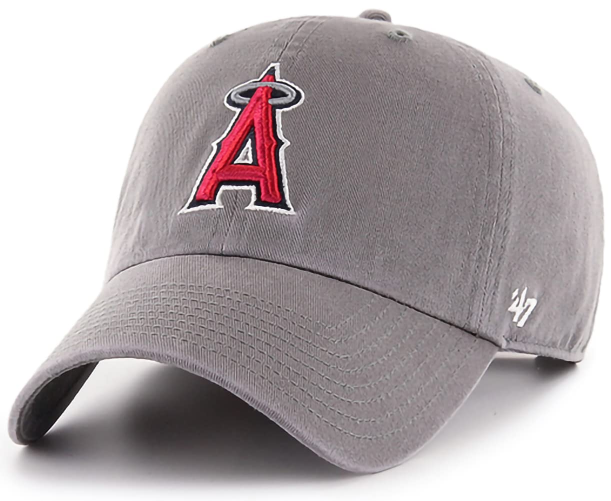 '47 New York Yankees Adjustable Cap Clean Up MLB, Los Angeles Angels Dark Gray, One Size