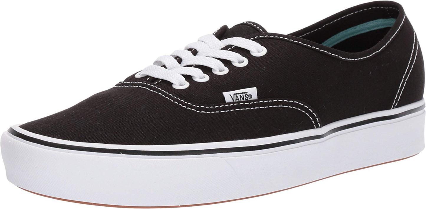 Vans ComfyCush Authentic (Classic) Black/True White Men's 3.5, Women's 5