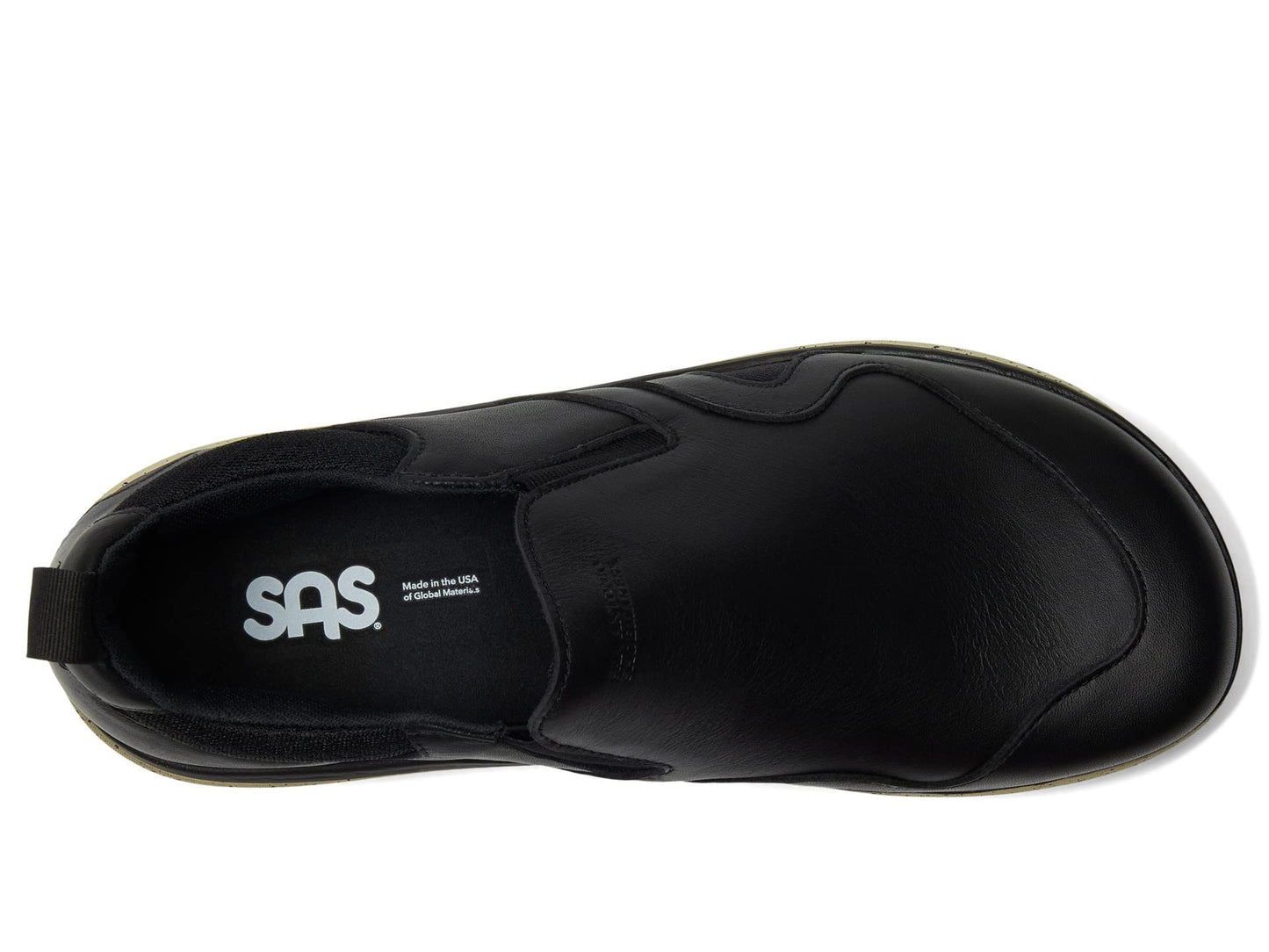 SAS Scramble Slip On Loafer Black 8.5 N - Narrow (AA)