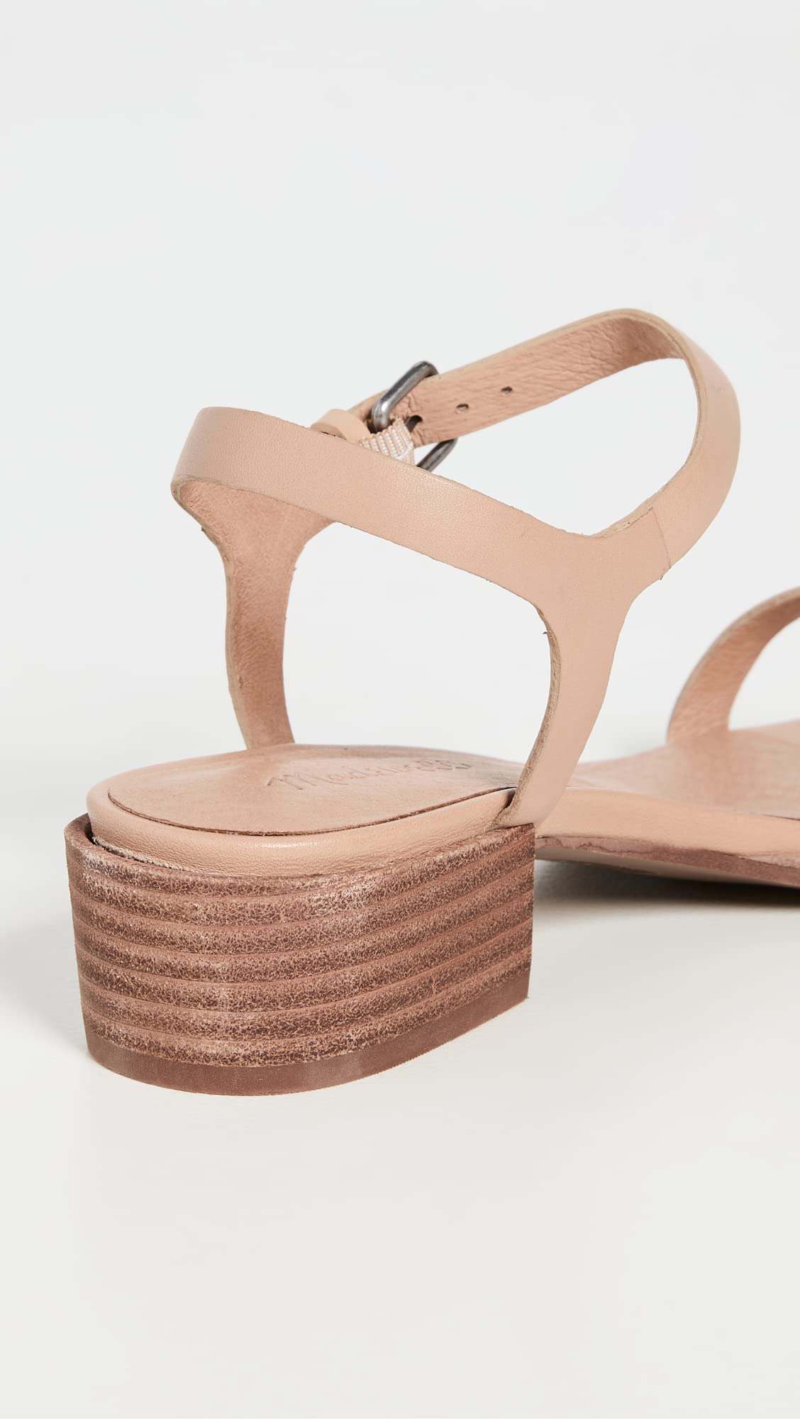 Madewell The Louise Sandal in Leather Earthen Sand 7.5 M