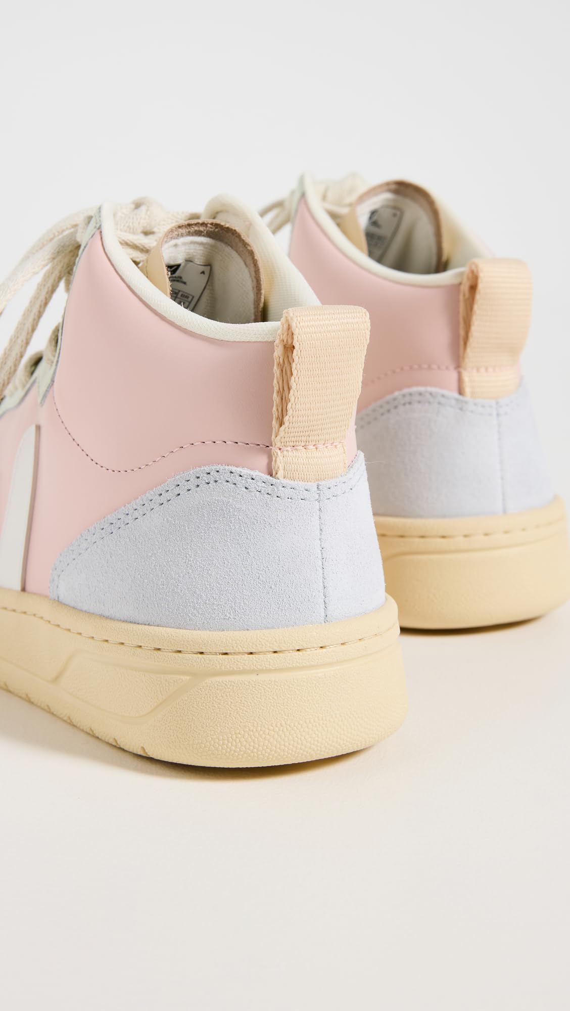 Veja Women's V-15 Sneakers, Petale White Multico, 7 Medium US