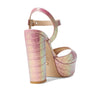 Stuart Weitzman Ryder 95 Platform Sandal Cotton Candy Ice 7 B