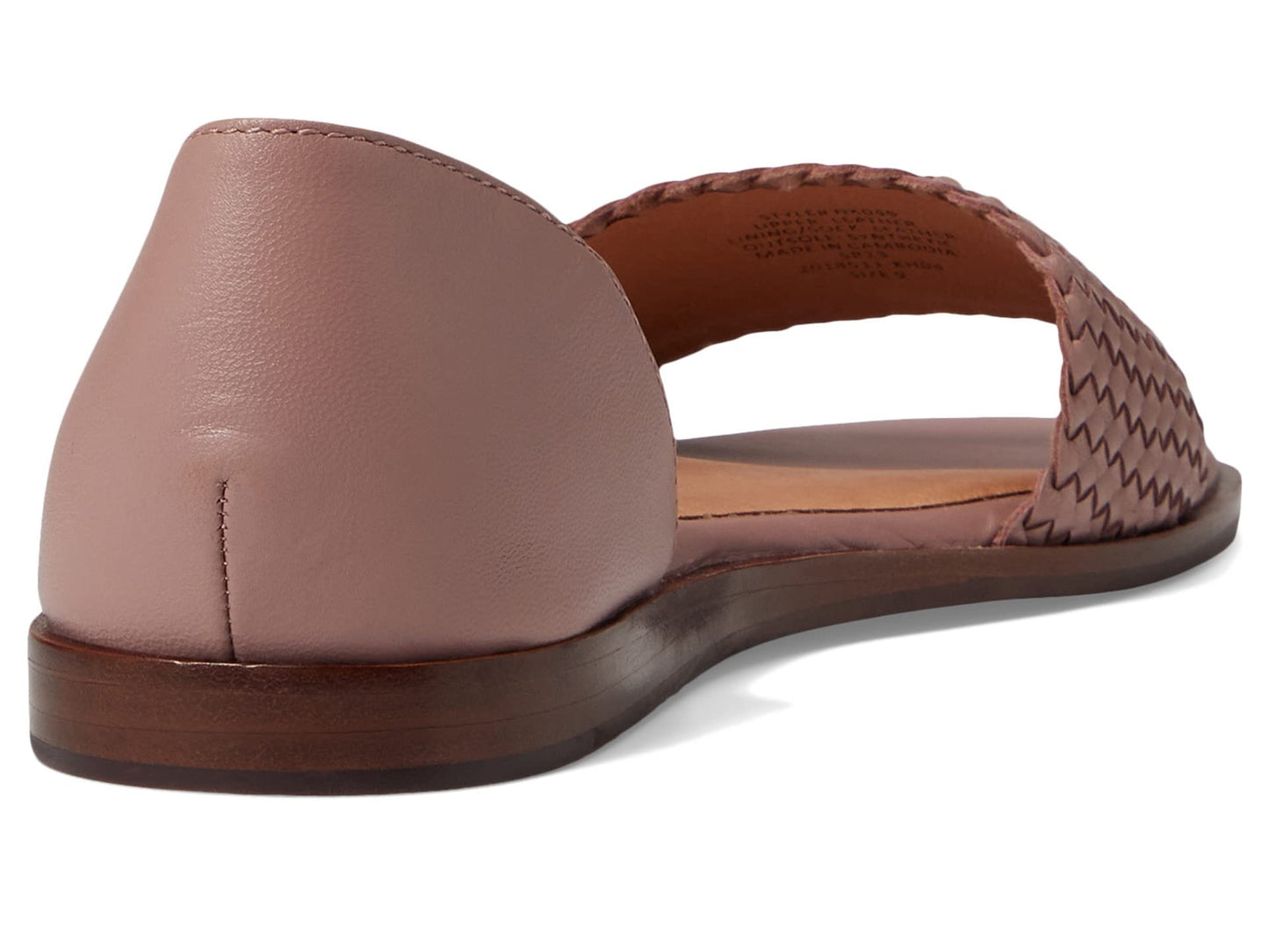 Madewell The Nelda D'Orsay Flat: Woven Edition Warm Thistle 7.5 M