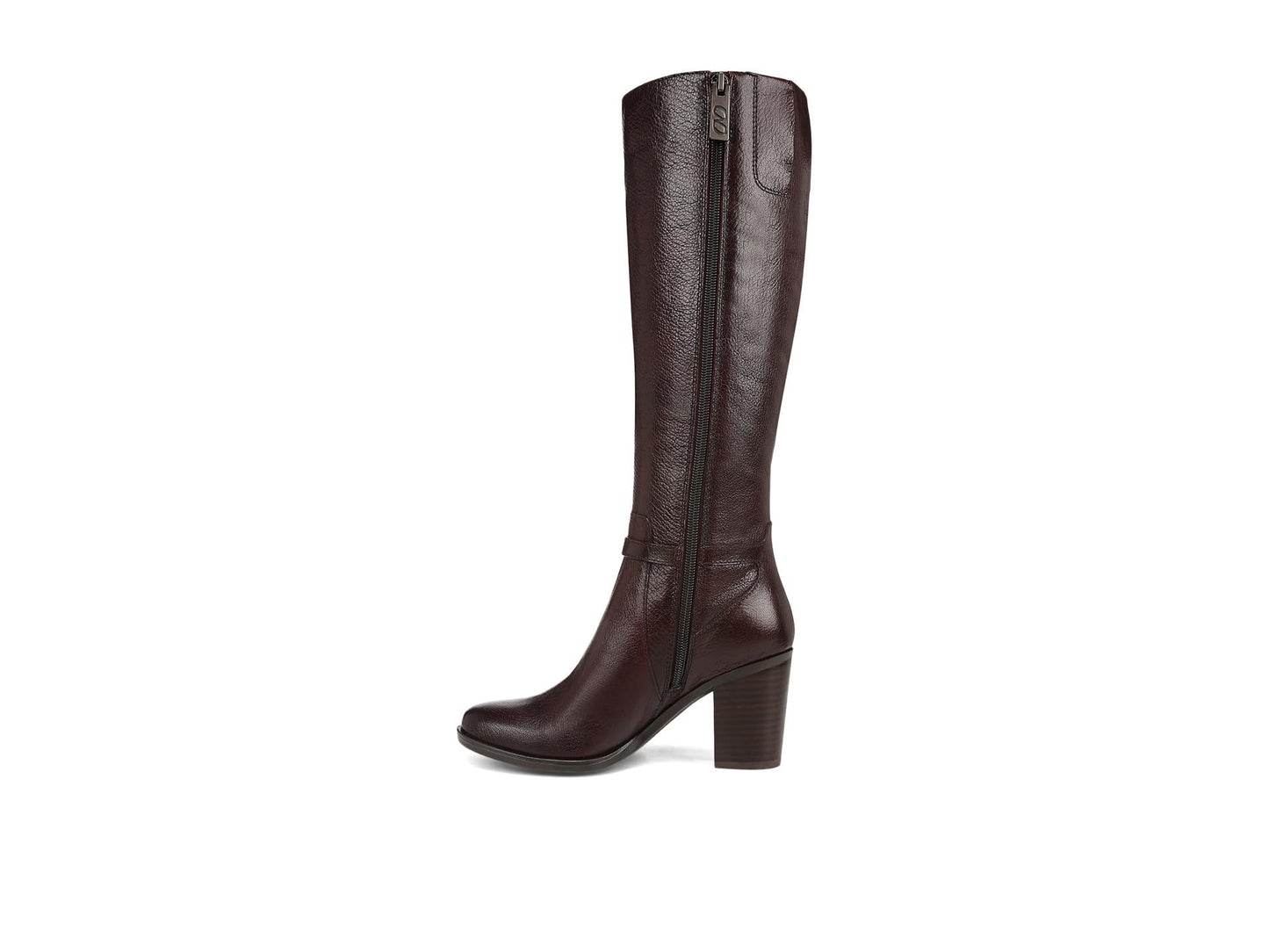 Naturalizer Women's Kalina Wide Shaft Wine Leather 8.5 Medium