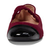 Cole Haan Women's Yvette Mj Ballet Flat, Black Cherry Suede, 8.5