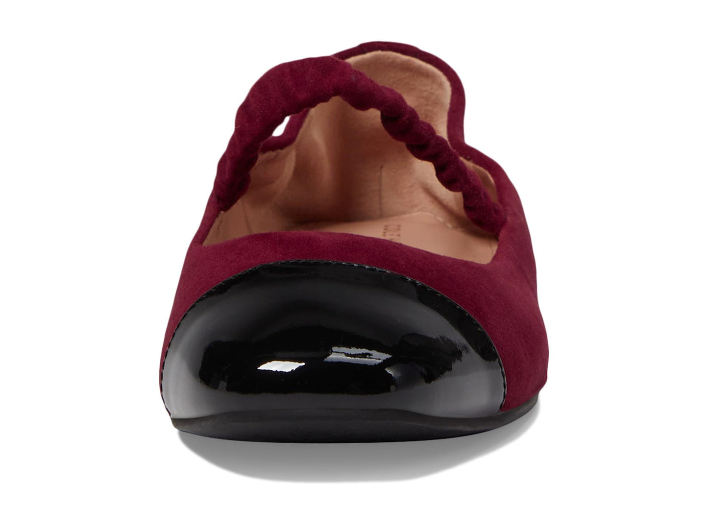 Cole Haan Women's Yvette Mj Ballet Flat, Black Cherry Suede, 8.5