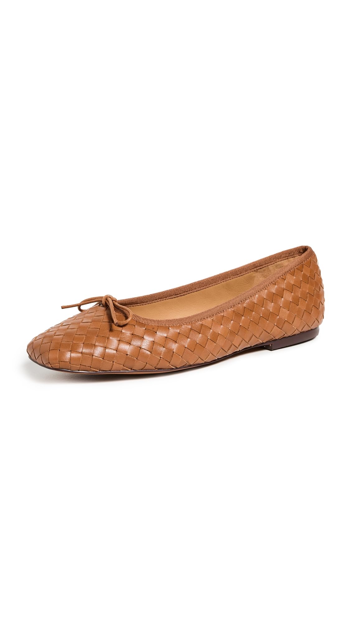 Madewell Women's The Anelise Ballet Flats, Warm Coffee, Tan, 11 Medium US