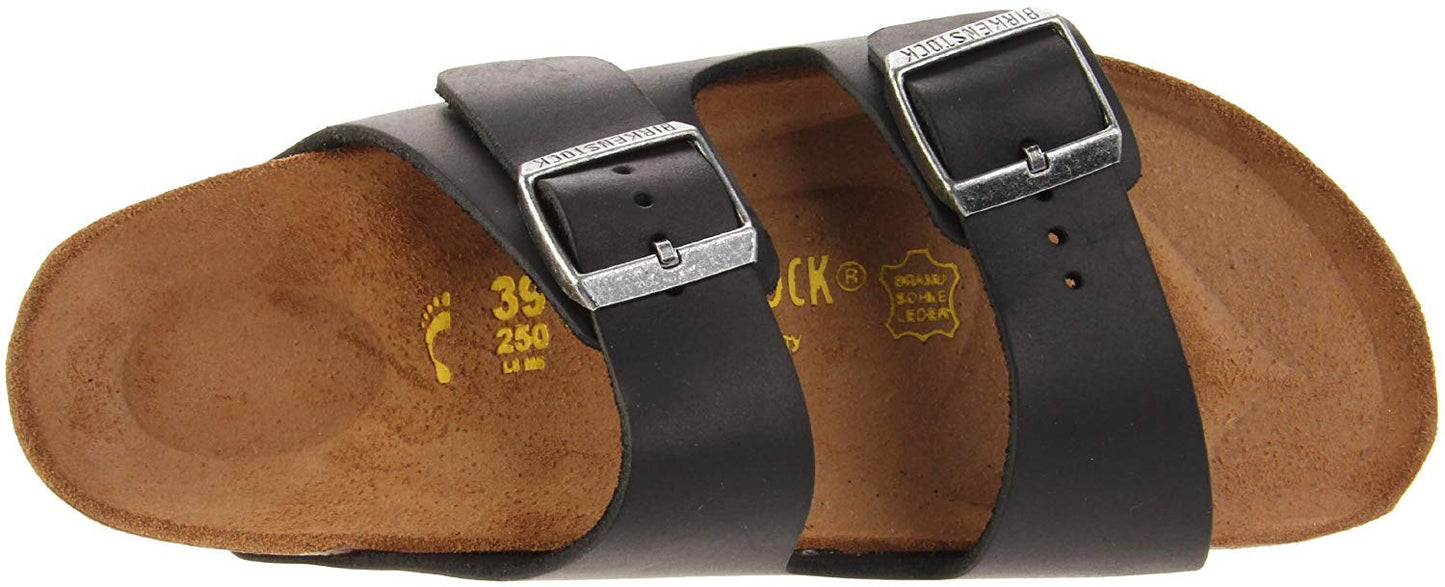 Birkenstock Arizona Unisex Shoes Size 7, Color: Black