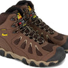 Thorogood Crosstrex 6” Insulated Waterproof Hiking Boots for Men - Breathable Premium Leather and Mesh with Comfort Insole and Athletic Traction Outsole; ASTM Rated, Brown - 8 W US