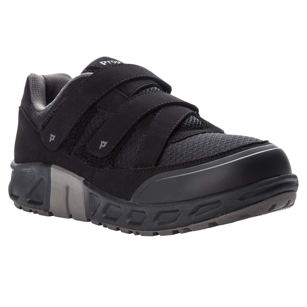 Propet Matilda Strap Women's Wellness Shoe Black/grey - 6 Medium