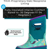 OAKI Neoprene Boots, Mermaids 8T