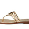 Michael Kors Hampton Flat Sandal Pale Gold 9.5 M