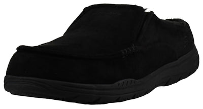 Skechers Men's Expected X - Verson Slipper, Black, 8 M US