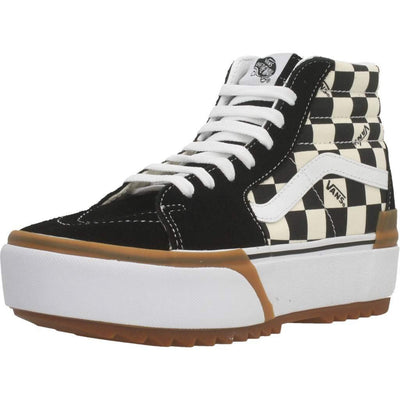 Vans Sk8-Hi Stacked (Checkerboard) Multi/True White Men's 4, Women's 5.5 Medium