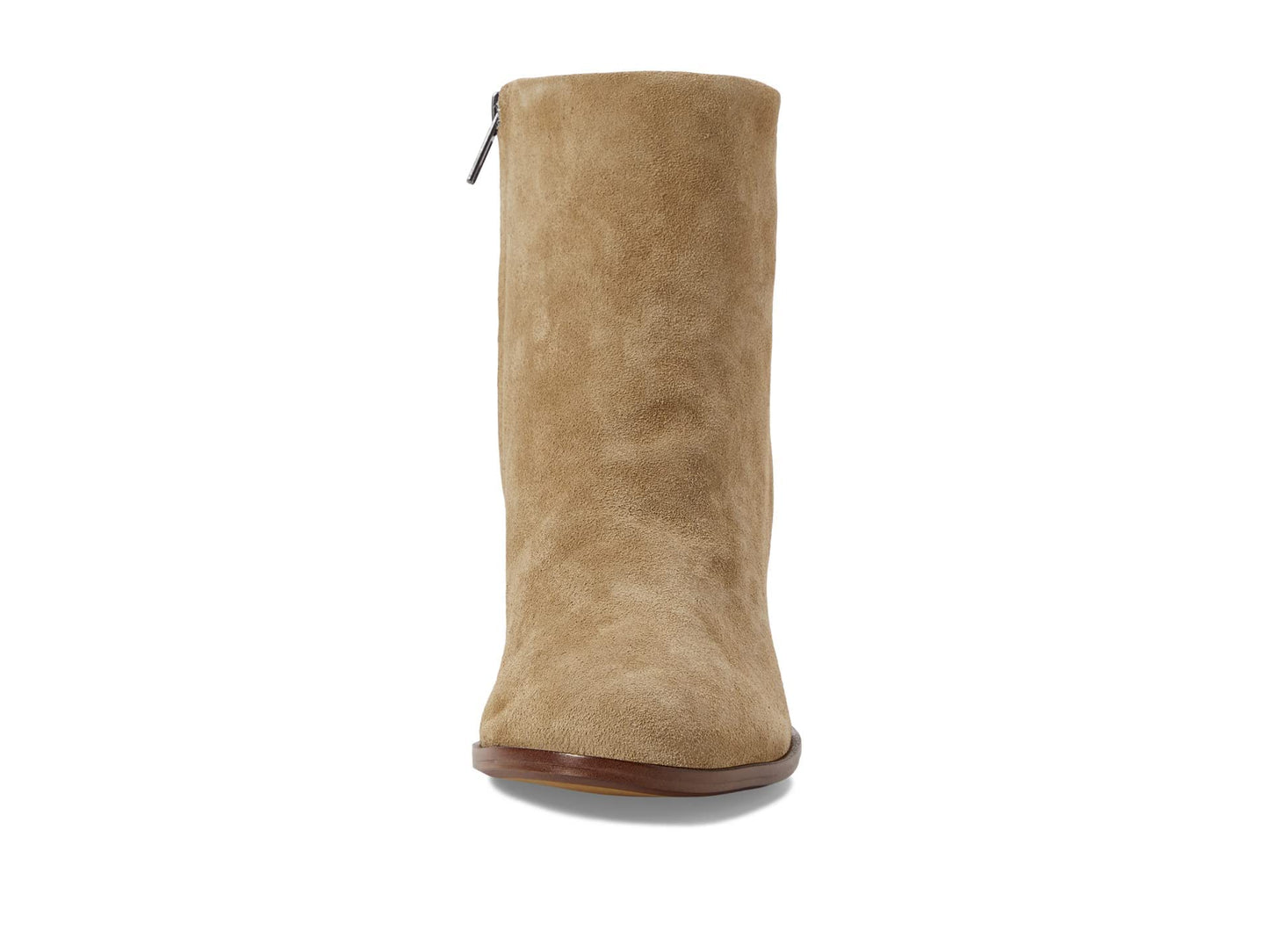 Madewell Penny Y Seam Boot-Suede Walnut Shell 10 M