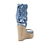 Michael Kors Esme Wedge Espadrille French Blue 9.5 M