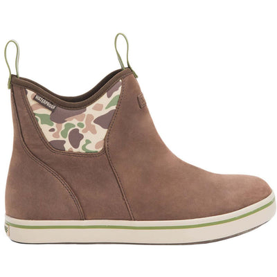 Xtratuf Men's 6 Inch Leather Ankle Deck Boot, Duck Camo, Size 14
