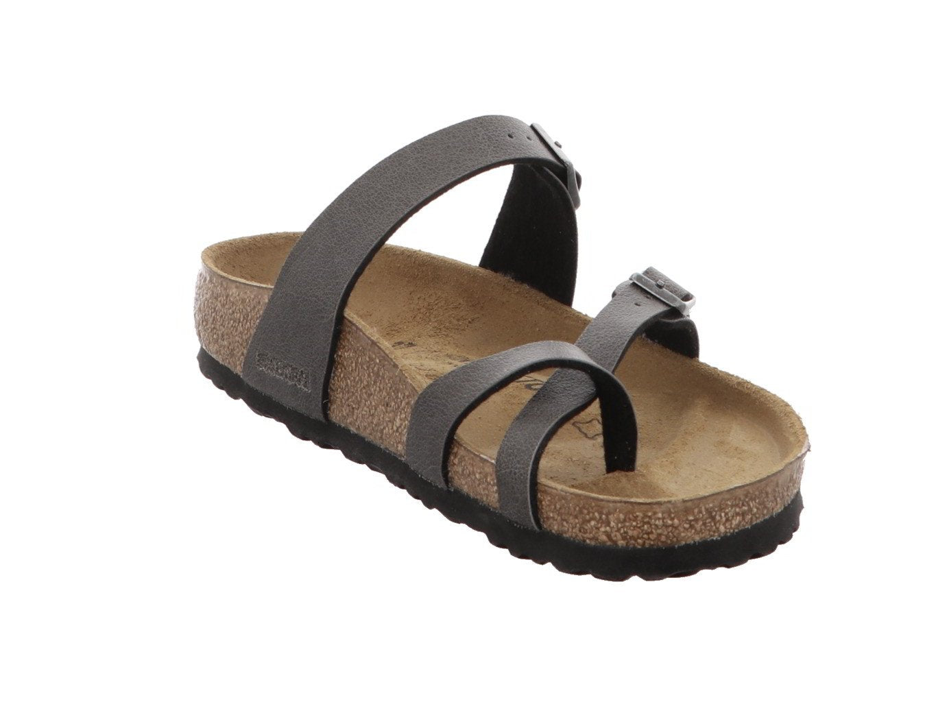 Birkenstock Women's Slippers Mule, Anthracite Pull Up L, 6