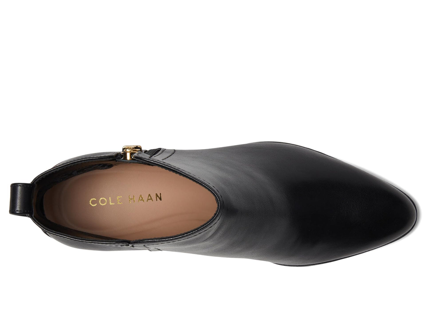 Cole Haan Womens Haisley Ankle Bootie, Black Leather, 10 Medium