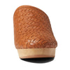 Madewell The Jordyn Clog in Woven Leather Rustic Twig 9 M