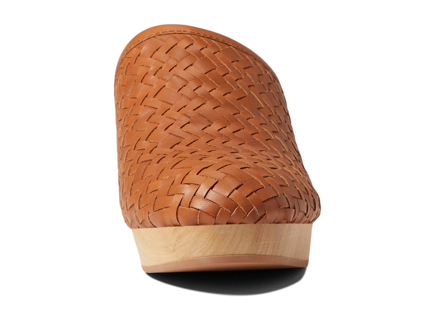Madewell The Jordyn Clog in Woven Leather Rustic Twig 9 M