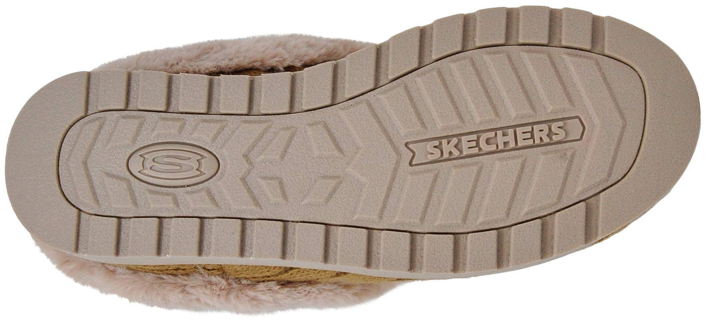 Skechers Women's Ice Angel Slipper Slipper, Chestnut, 10