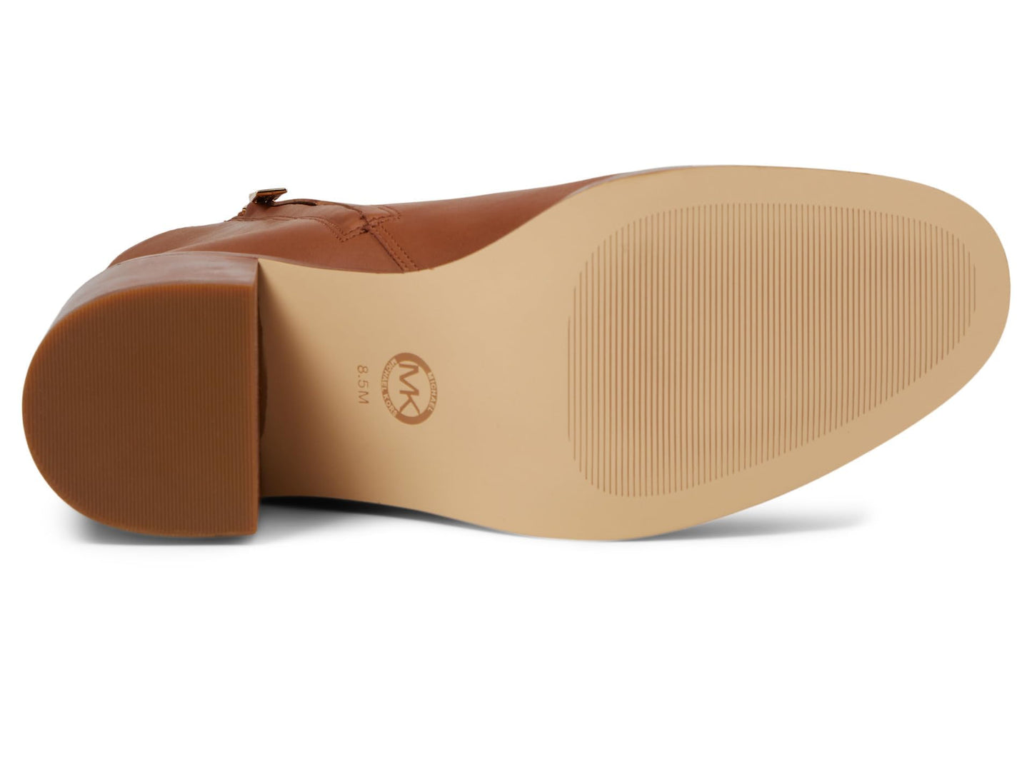 Michael Kors Regan Mid Bootie Luggage 7 M