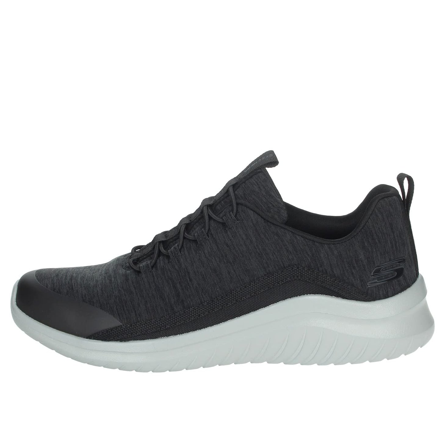 Skechers Men's Ultra Flex 2.0 - Course Correction Sneaker, Black/Gray, 11