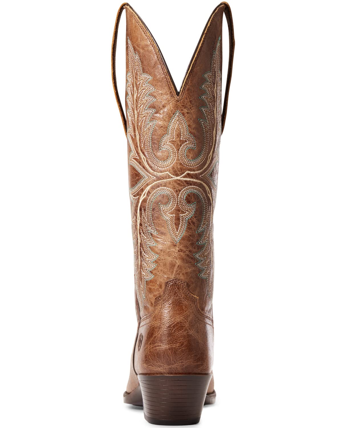 ARIAT Women's Heritage Elastic Calf Western Boot Round Toe Black 6 M US