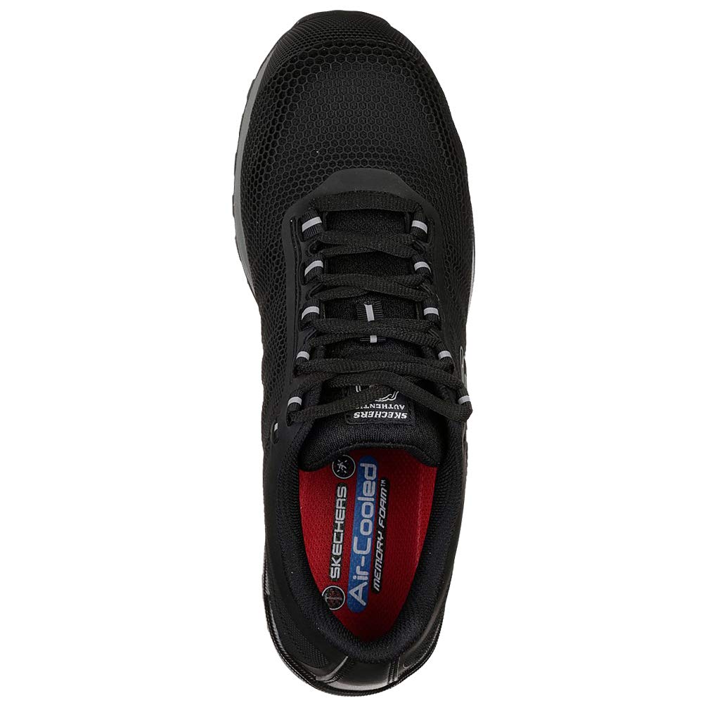 Skechers Men's Bulkin Shoe, Black, 7.5 M US