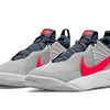 Nike Kid's Team Hustle D10 (GS) Basketball Shoe (5, Light Smoke Grey/Bright Crimson, Numeric_5)