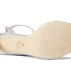 Stuart Weitzman Barelynude 100 Sandal Silver 9 B