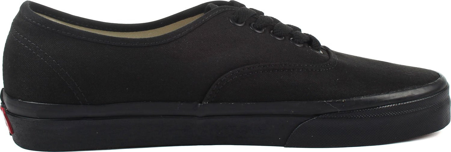 Vans Authentic, Black Black, Size 7.5 Men/ 9 Woman, 9 Women/7.5 Men