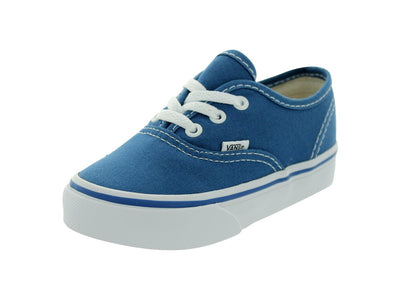 Vans Kid's Authentic Skate Shoe (Toddler) Size 6 Navy/White
