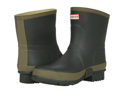 Hunter Field Gardener Short Boot Dark Olive/Clay 11 M