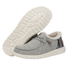 HEYDUDE Wendy Funk | Women's Loafers | Women's Slip On Shoes | Comfortable & Light Weight Grey