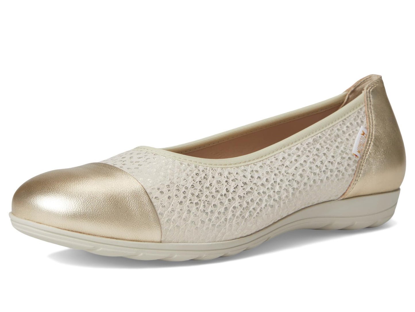 Mephisto Women's Erika 1 Ballet Flat, Light Sand Charm, 6.5