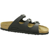 Birkenstock Women's Florida Open Back Slippers, Black Schwarz, 41
