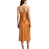 Lauren Ralph Lauren Women's Charmeuse Slip Dress Argan Bronze 10