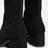 Stuart Weitzman Women's 60mm Sleek Sock Booties, Black, 9.5 Medium US